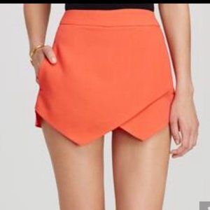 Aqua Coral Envelope Skort
